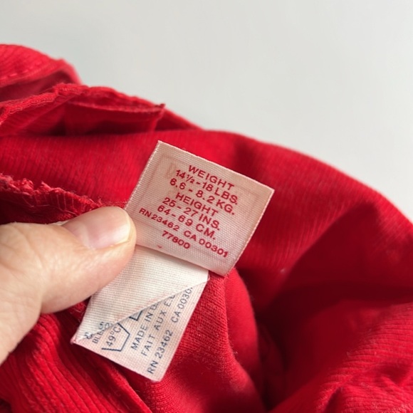 Vintage - buster brown, 6/9m, red drummer boy overalls - Picture 5 of 6